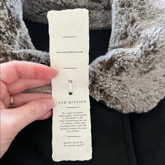 NWT Hope & Henry Faux Neck Poncho - Picture 6 of 7